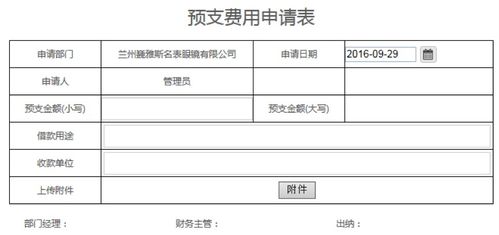 oa系统申请表,企业OA系统申请表填写指南