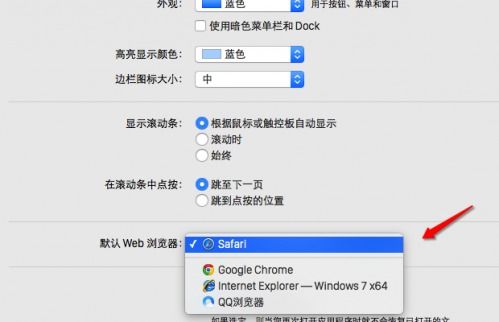 mac 系统默认浏览器,Mac系统默认浏览器的设置与使用技巧