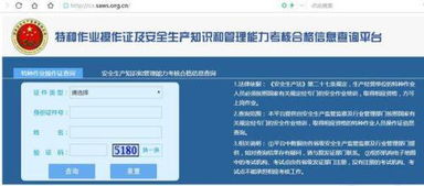 湖南省安监局查询系统,便捷查询特种作业操作证